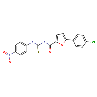 3-[5-(4-chlorophenyl)furan-2-carbonyl]-1-(4-nitrophenyl)thiourea