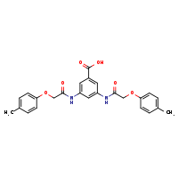 3,5-bis[2-(4-methylphenoxy)acetamido]benzoic acid
