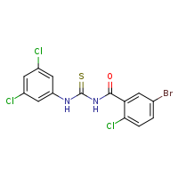 3-(5-bromo-2-chlorobenzoyl)-1-(3,5-dichlorophenyl)thiourea