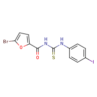 3-(5-bromofuran-2-carbonyl)-1-(4-iodophenyl)thiourea