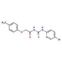 3-(5-bromopyridin-2-yl)-1-[2-(4-methylphenoxy)acetyl]thiourea
