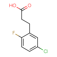 3-(5-chloro-2-fluorophenyl)propanoic acid