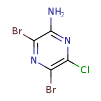3,5-dibromo-6-chloropyrazin-2-amine