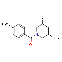 3,5-dimethyl-1-(4-methylbenzoyl)piperidine