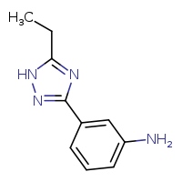 3-(5-ethyl-1H-1,2,4-triazol-3-yl)aniline