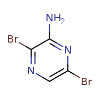 3,6-dibromopyrazin-2-amine