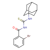 3-(adamantan-1-yl)-1-(2-bromobenzoyl)thiourea