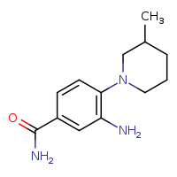 3-amino-4-(3-methylpiperidin-1-yl)benzamide