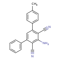 3-amino-4'-methyl-5-phenyl-[1,1'-biphenyl]-2,4-dicarbonitrile