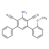 3-amino-5-(2-methoxyphenyl)-[1,1'-biphenyl]-2,4-dicarbonitrile