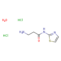 3-amino-N-(1,3-thiazol-2-yl)propanamide hydrate dihydrochloride