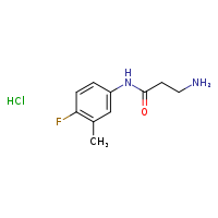 3-amino-N-(4-fluoro-3-methylphenyl)propanamide hydrochloride
