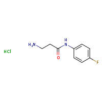 3-amino-N-(4-fluorophenyl)propanamide hydrochloride