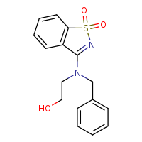 3-[benzyl(2-hydroxyethyl)amino]-1??,2-benzothiazole-1,1-dione
