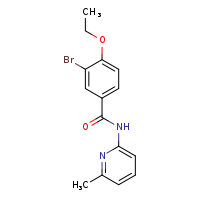3-bromo-4-ethoxy-N-(6-methylpyridin-2-yl)benzamide