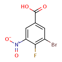 3-bromo-4-fluoro-5-nitrobenzoic acid