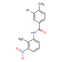3-bromo-4-methyl-N-(2-methyl-3-nitrophenyl)benzamide