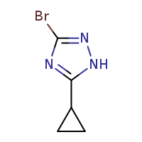 3-bromo-5-cyclopropyl-1H-1,2,4-triazole