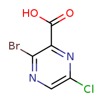 3-bromo-6-chloropyrazine-2-carboxylic acid