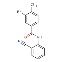 3-bromo-N-(2-cyanophenyl)-4-methylbenzamide