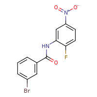 3-bromo-N-(2-fluoro-5-nitrophenyl)benzamide