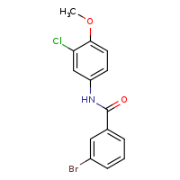 3-bromo-N-(3-chloro-4-methoxyphenyl)benzamide