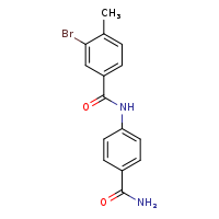 3-bromo-N-(4-carbamoylphenyl)-4-methylbenzamide
