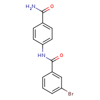 3-bromo-N-(4-carbamoylphenyl)benzamide