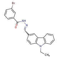 3-bromo-N'-[(E)-(9-ethylcarbazol-3-yl)methylidene]benzohydrazide