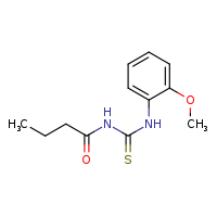 3-butanoyl-1-(2-methoxyphenyl)thiourea