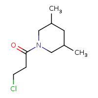 3-chloro-1-(3,5-dimethylpiperidin-1-yl)propan-1-one