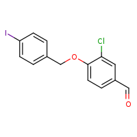 3-chloro-4-[(4-iodophenyl)methoxy]benzaldehyde