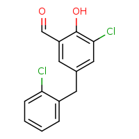 3-chloro-5-[(2-chlorophenyl)methyl]-2-hydroxybenzaldehyde