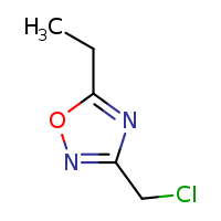 3-(chloromethyl)-5-ethyl-1,2,4-oxadiazole