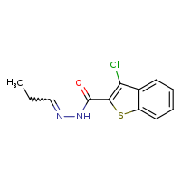 3-chloro-N'-[(1E)-propylidene]-1-benzothiophene-2-carbohydrazide