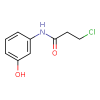 3-chloro-N-(3-hydroxyphenyl)propanamide