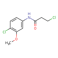 3-chloro-N-(4-chloro-3-methoxyphenyl)propanamide