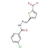 3-chloro-N'-[(E)-(5-nitrothiophen-2-yl)methylidene]benzohydrazide