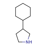 3-cyclohexylpyrrolidine