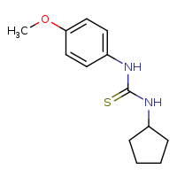 3-cyclopentyl-1-(4-methoxyphenyl)thiourea