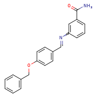 3-[(E)-{[4-(benzyloxy)phenyl]methylidene}amino]benzamide