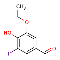 3-ethoxy-4-hydroxy-5-iodobenzaldehyde