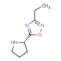 3-ethyl-5-[(2S)-pyrrolidin-2-yl]-1,2,4-oxadiazole
