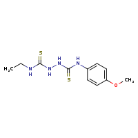 3-[(ethylcarbamothioyl)amino]-1-(4-methoxyphenyl)thiourea