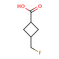 3-(fluoromethyl)cyclobutane-1-carboxylic acid