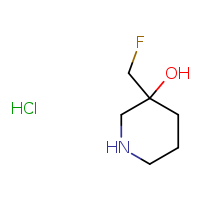 3-(fluoromethyl)piperidin-3-ol hydrochloride