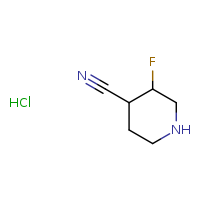 3-fluoropiperidine-4-carbonitrile hydrochloride