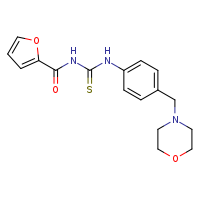 3-(furan-2-carbonyl)-1-[4-(morpholin-4-ylmethyl)phenyl]thiourea