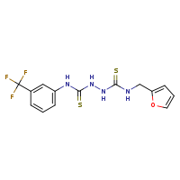 3-{[(furan-2-ylmethyl)carbamothioyl]amino}-1-[3-(trifluoromethyl)phenyl]thiourea