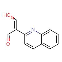 3-hydroxy-2-(quinolin-2-yl)prop-2-enal